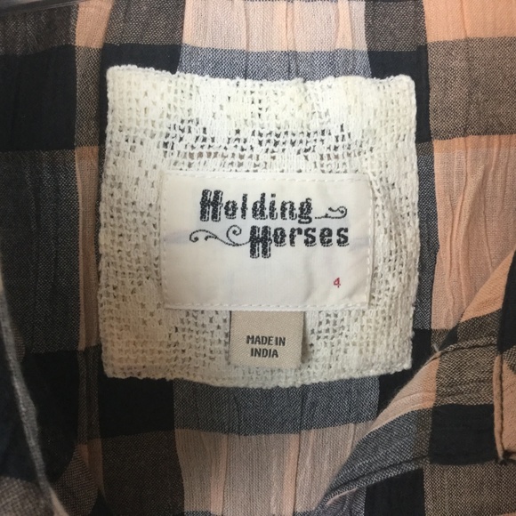 Anthropologie Holding Horses Tunic Shirt, Size 4 - Picture 7 of 8